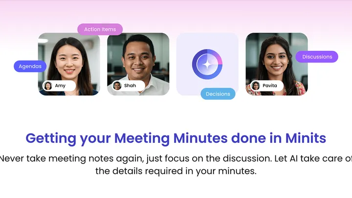 Minits—AI-Powered Meeting Transcription Tool.