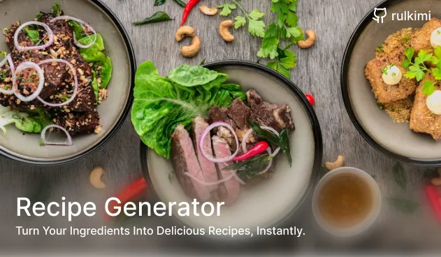 Recipe Generator Project Header