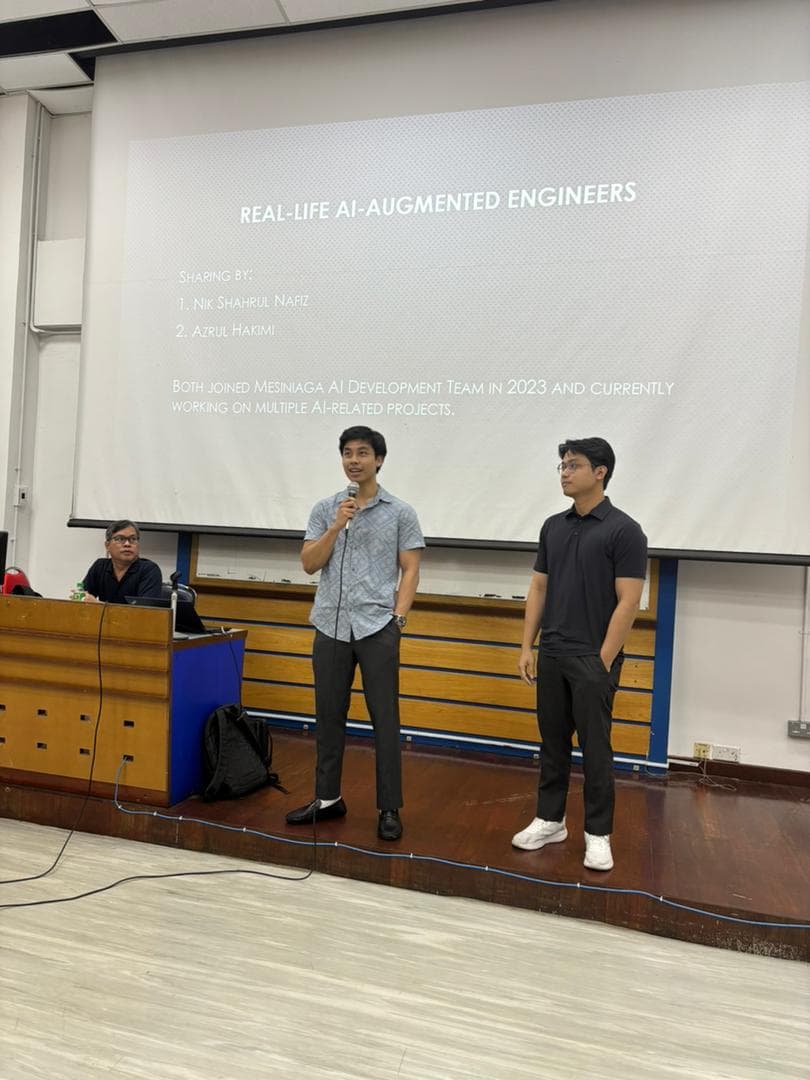 Presenting to MMU students about AI in dev work