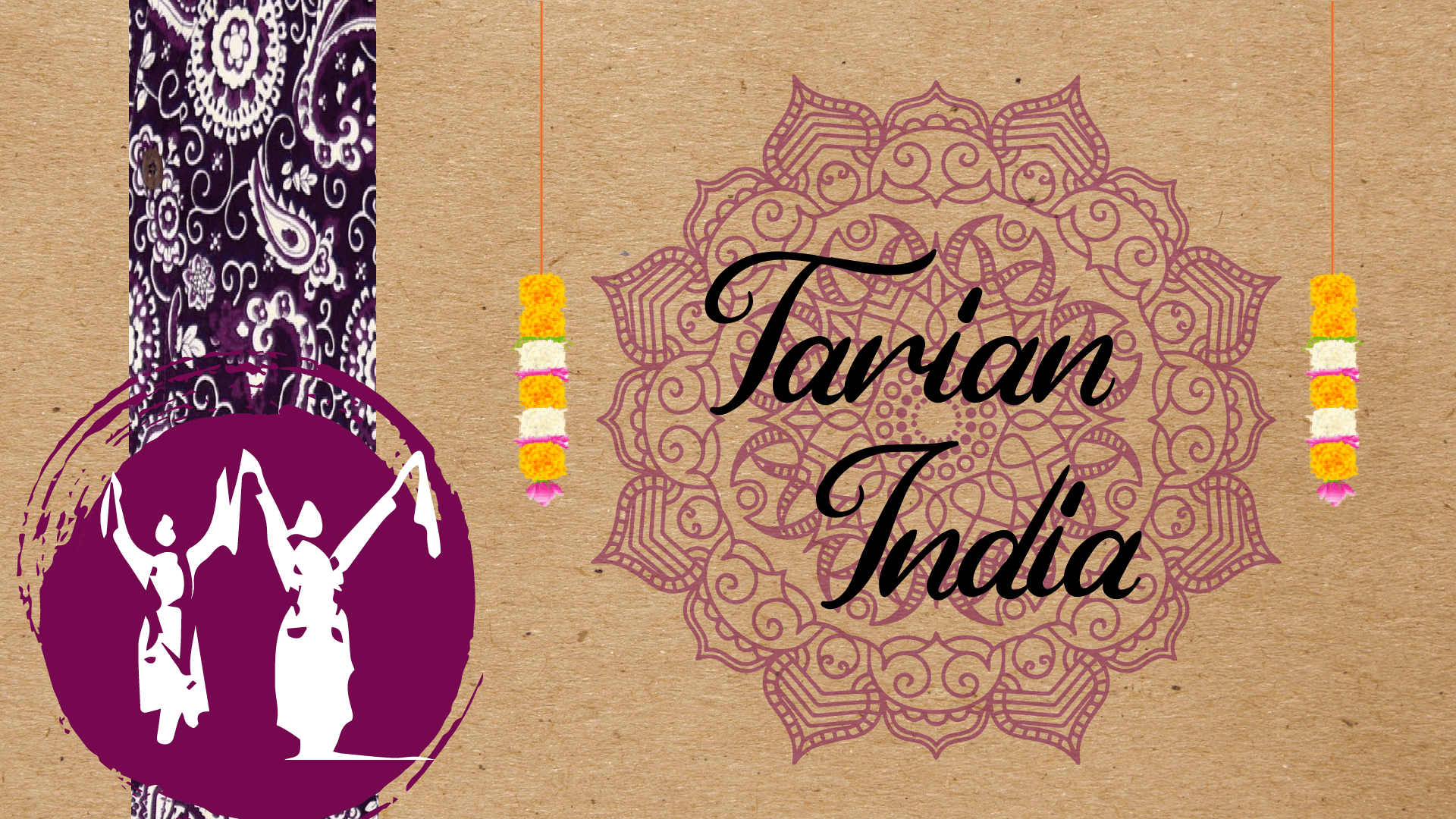 Cultural Night Backdrop - Indian Dance