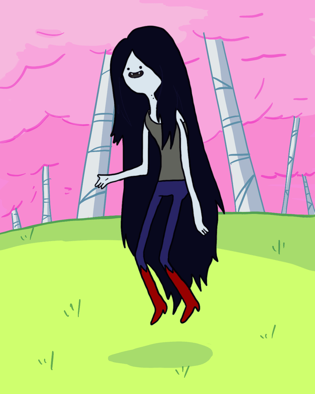 An art piece of Marceline by rulkimi.