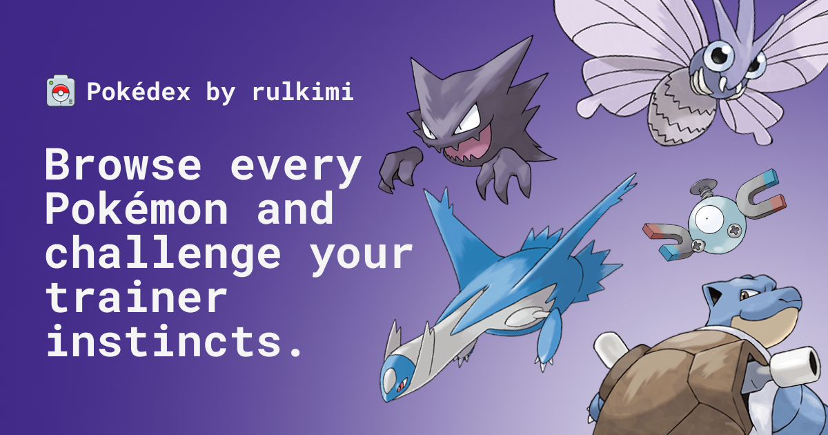 A preview of 宝可梦图鉴